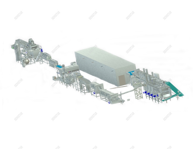 1-2噸薯條生產(chǎn)線