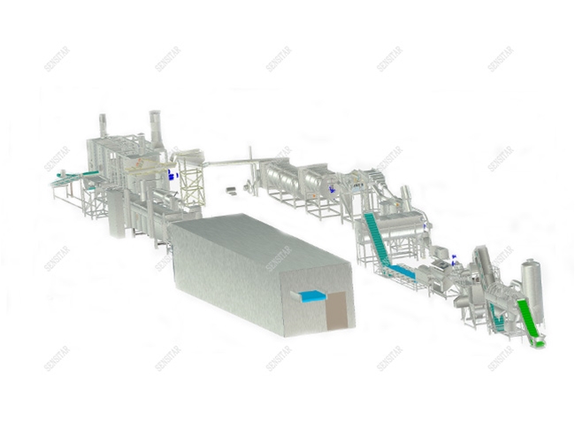 3噸薯條生產(chǎn)線